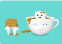 Colorazione dei denti da parte di cibi e bevande